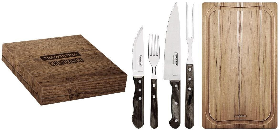 Tramontina POLYWOOD Walizka narzędzi do mięsa/BBQ 15 PZ 29899/324