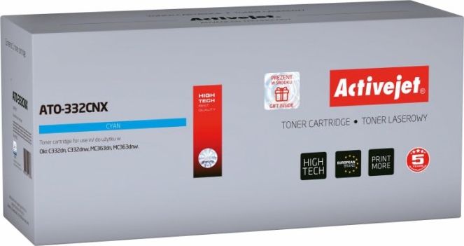 Toner Activejet ATO-332CNX Cyan Zamiennik 46508711 (ATO-332CNX )