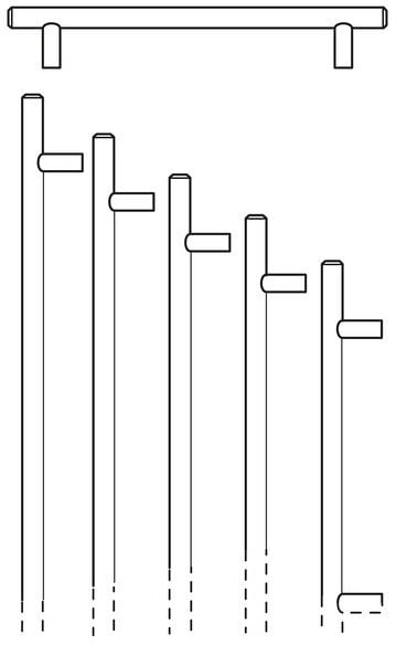 FURNITURE HANDL 96MM 7-891H.96.353 AB