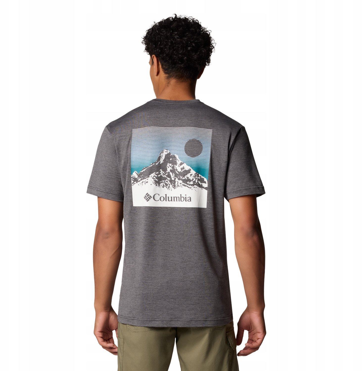 Columbia Kwick Hike Back Graphic SS Tee 2071754014 Czarne L