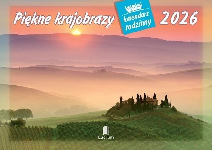 Kalendarz 2026 rodzinny Piękne krajobrazy