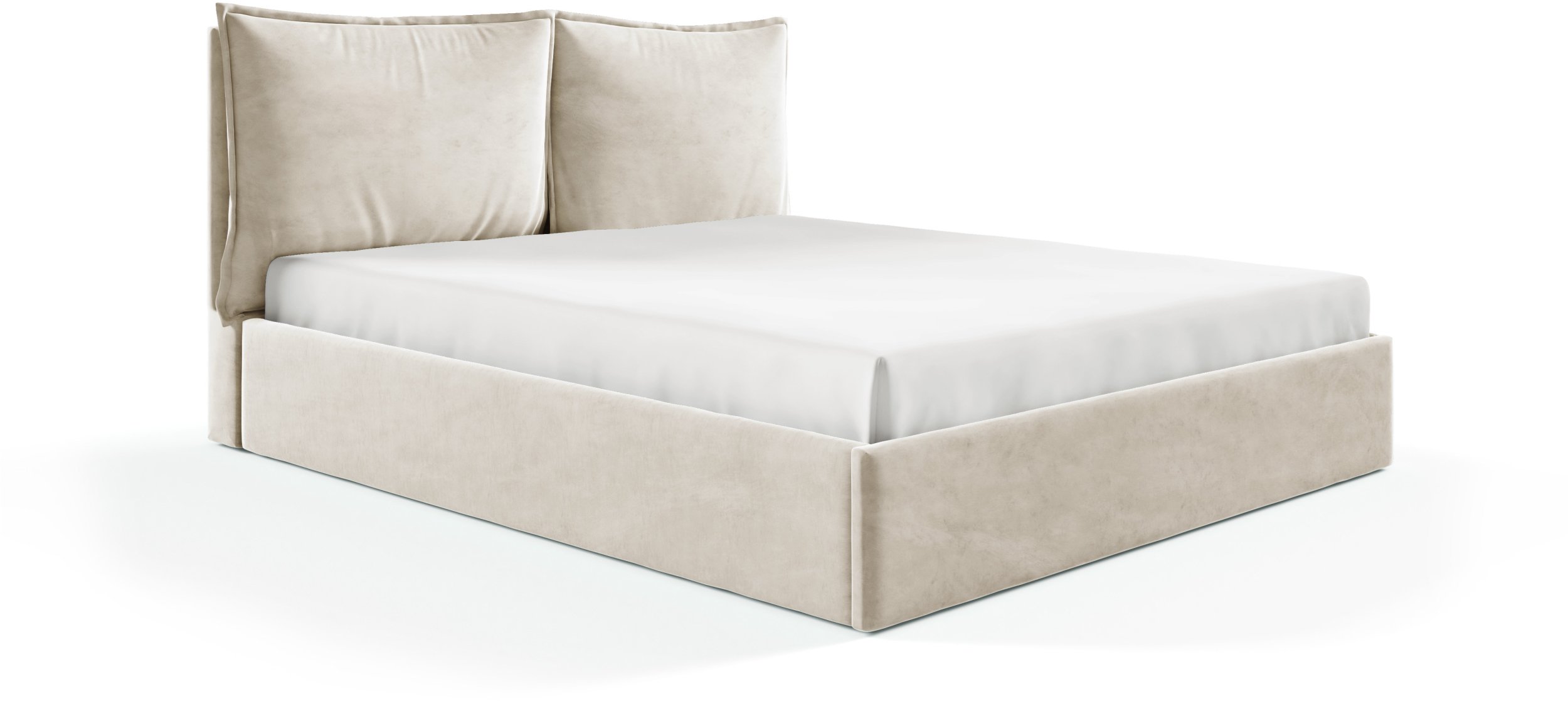 Łóżko GLAM II 140x200 drewniany stelaż PRODUCENT riviera 21