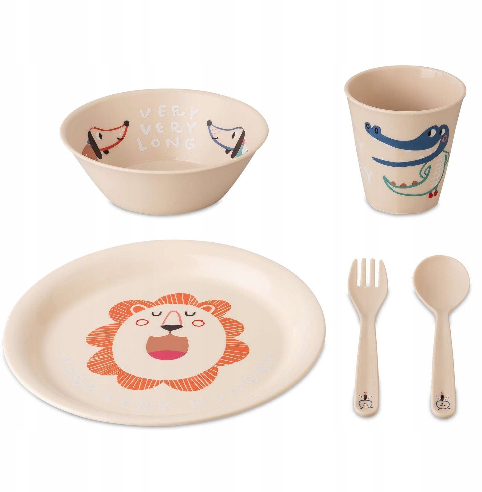 Zestaw naczyń dla dzieci HOP ON AT HOME, 4 elementy, KOZIOL