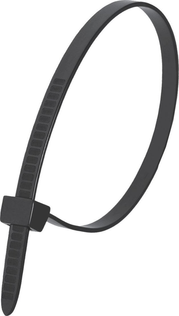 Dedra Nylonowe opaski zaciskowe czarne 7,6x370mm (100szt.)