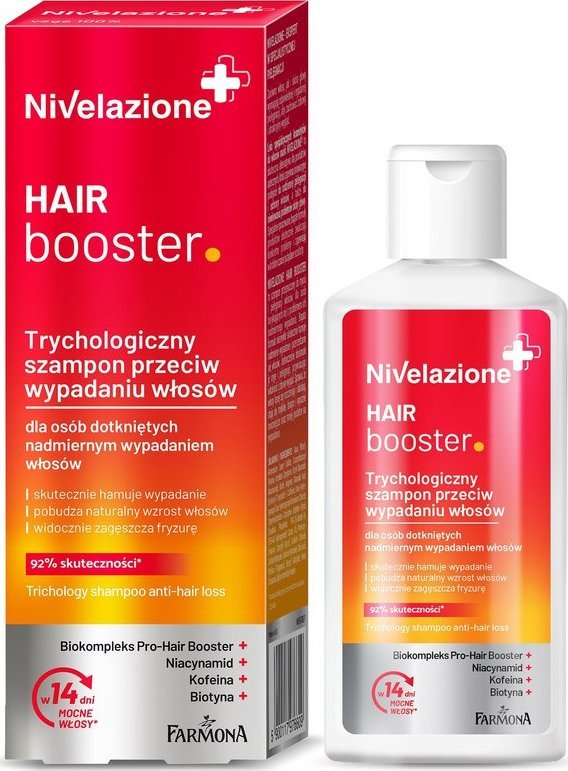 Farmona Farmona Nivelazione+ Trychologiczny Szampon przeciw wypadaniu włosów Hair Booster do włosów nadmiernie wypadających 100ml