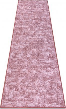 Dywany Łuszczów Chodnik SOLID brudny róż 60 BETON, 110x330 cm