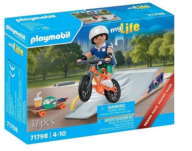 Zestaw z figurkš My Life 71798 Skater z rampš