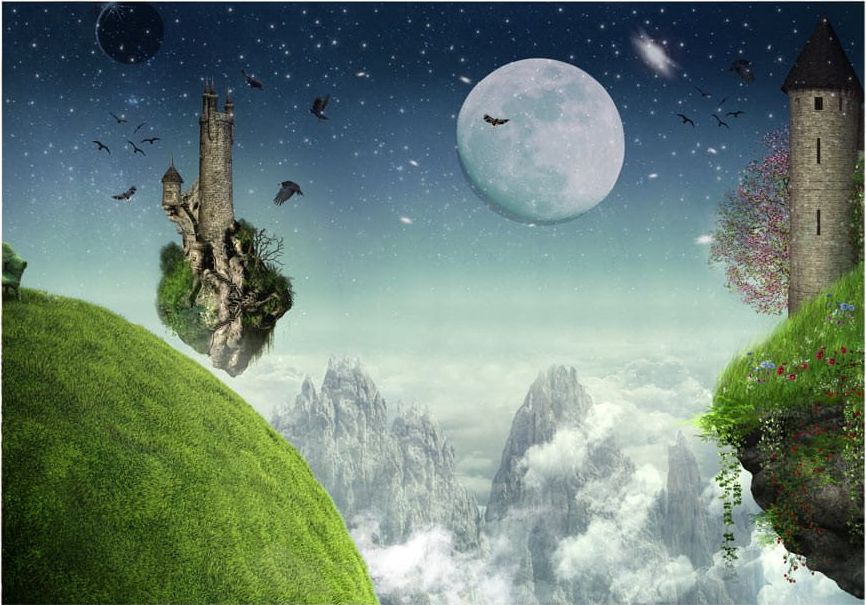 DecoNest Fototapeta - Lot nad górami - 250X175