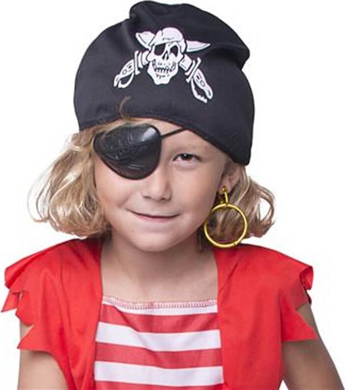 Arpex Oko i kolczyk pirata - opaska piracka - 1 szt. uniwersalny