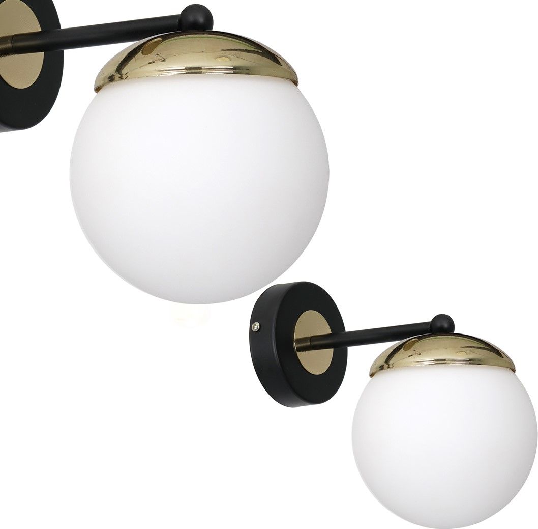 Kinkiet Milagro Kinkiet do jadalni biały Milagro SPARTA kule MLP6512