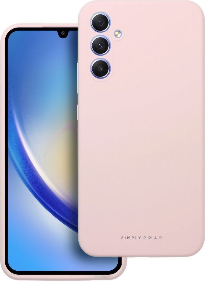 ROAR Futerał Roar Cloud-Skin - do Samsung Galaxy A34 5G Jasnoróżowy