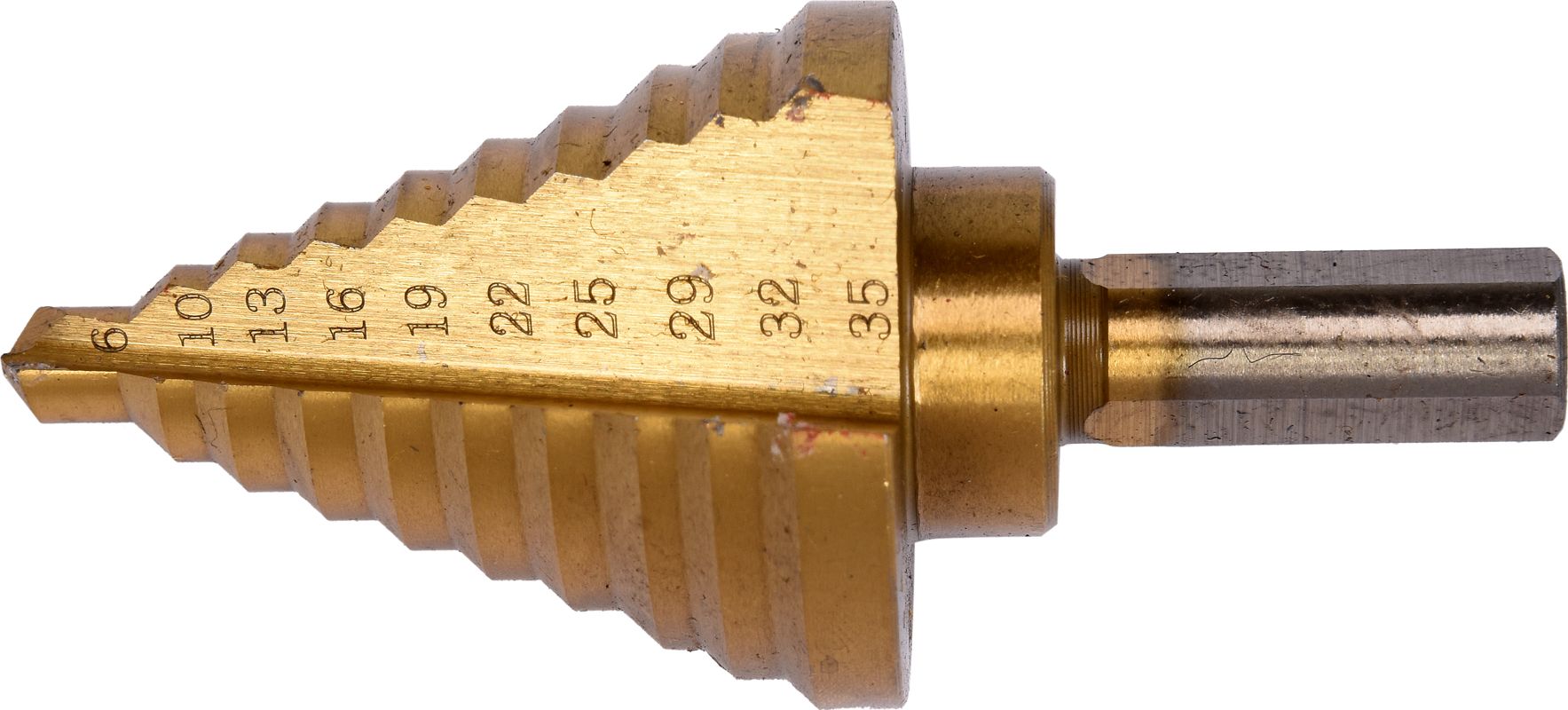 Wiertło Yato stopniowe walcowe 6 10 13 16 19 32 29 22 25 35mm (YT-44739)