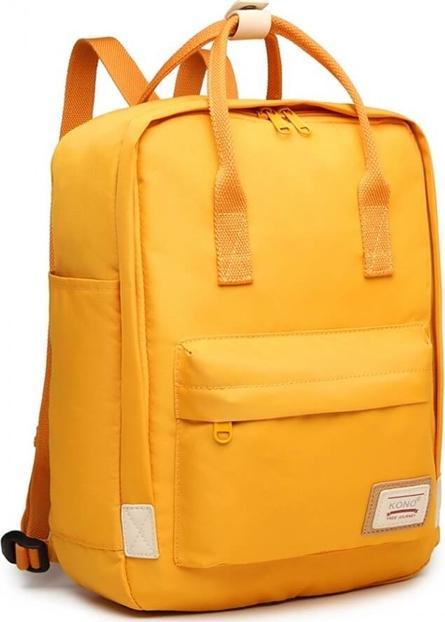 Kono Musztardowy plecak vintage damski KN03