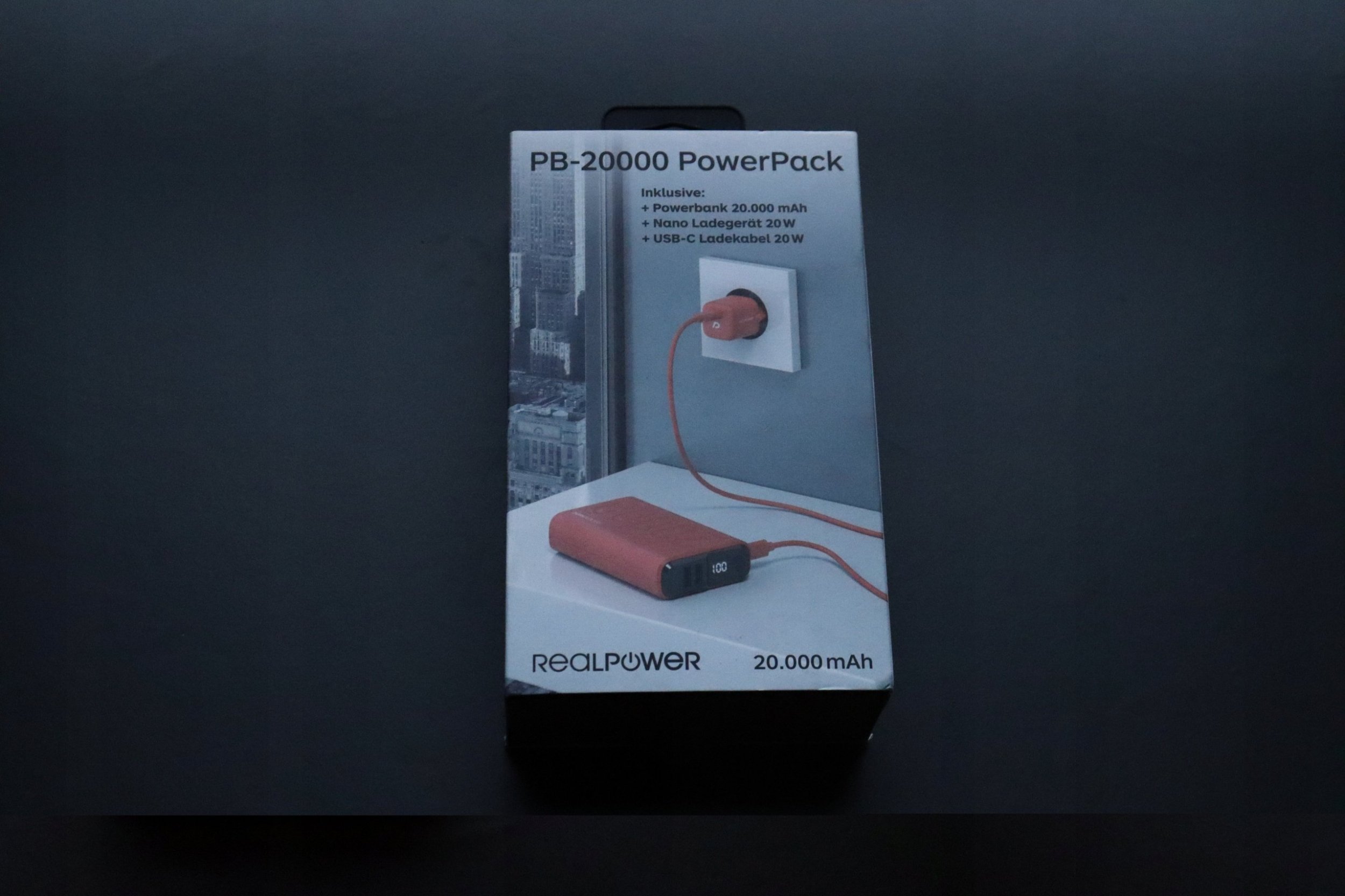 Powerbank Realpower Powerbank PB-20000 Set orange 20.000mAh