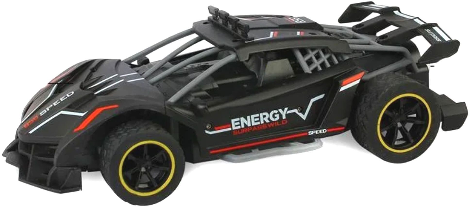 Sportowy samochód wyścigowy sterowany radiem z efektem dymu