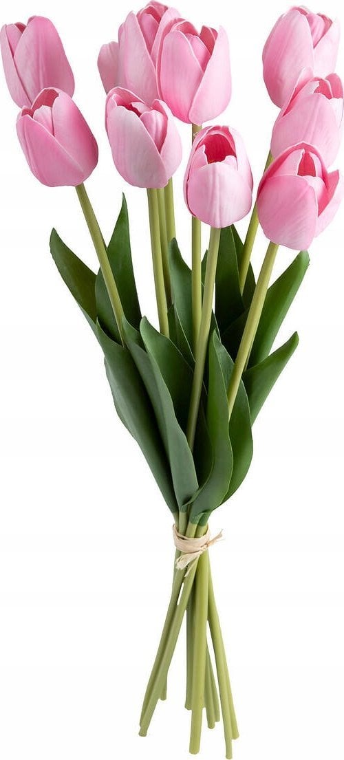 Atmosphera Sztuczne tulipany różowe SATIS, 10 kwiatów