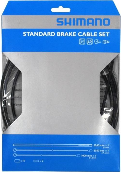 Shimano Zestaw linek nierdzewnych i pancerzy do hamulców MTB / Road przód+tył uniwersalny