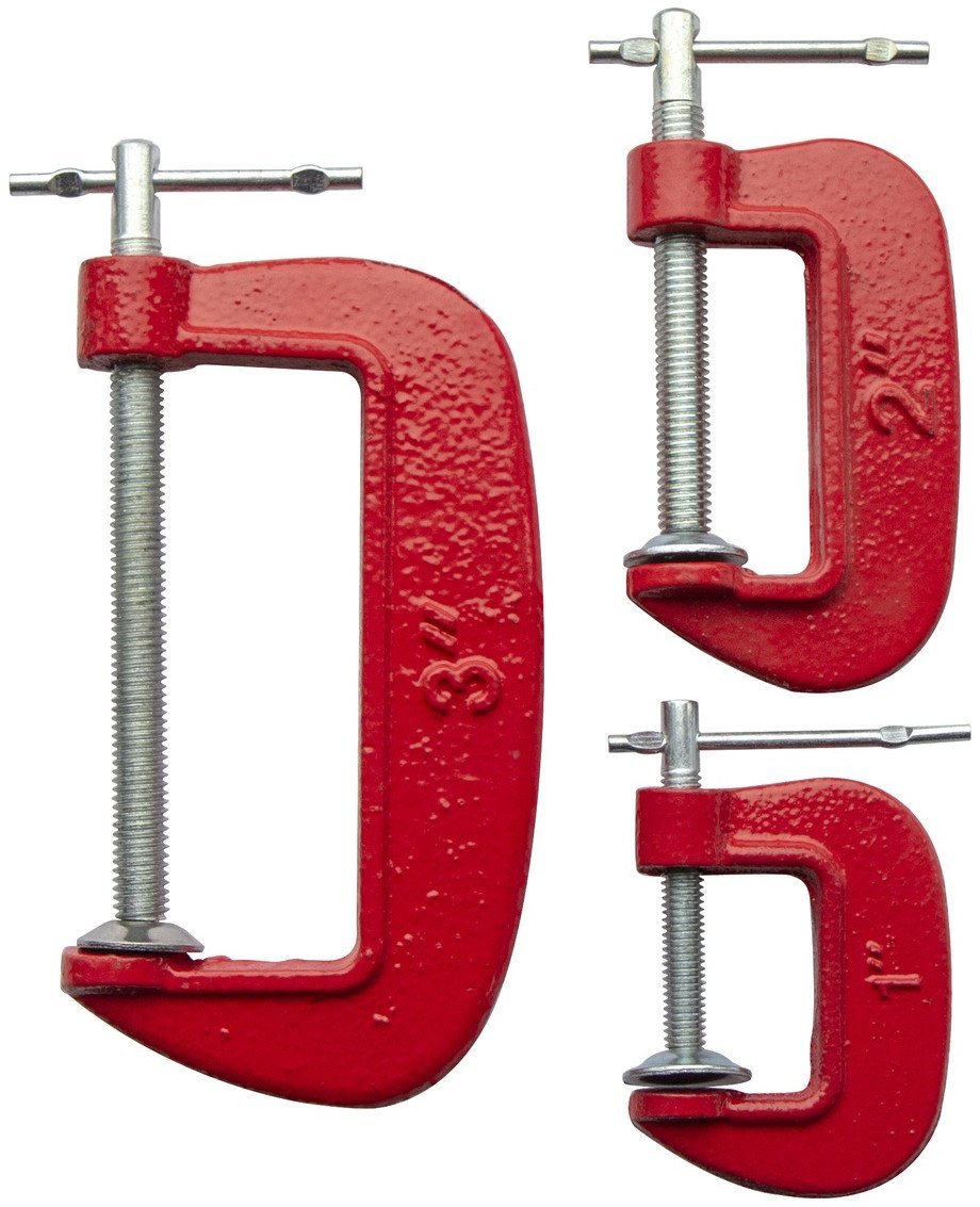 IRON CLAMP SET VG358 25-50-75MM 3VNT