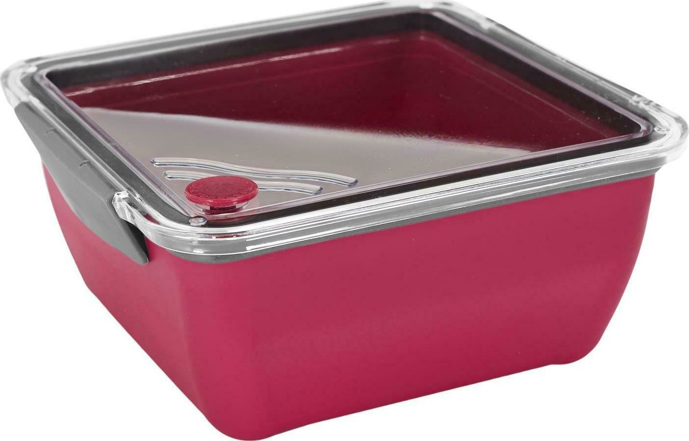 Intesi Lunch box Divided z widelcem 2,6l różowy