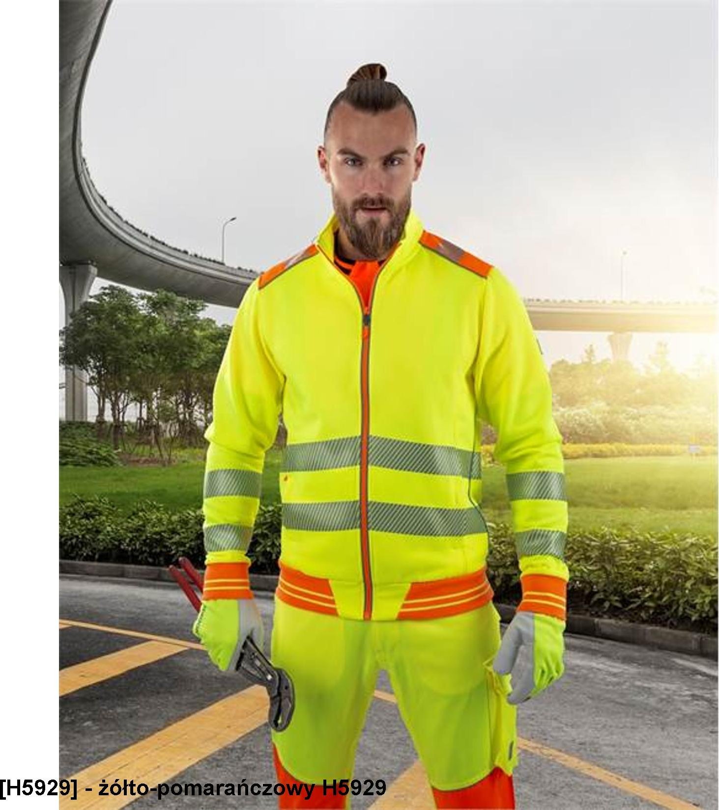 Ardon HiViz ARDON SIGNAL - bluza polarowa - żółto-pomarańczowy H5929 S