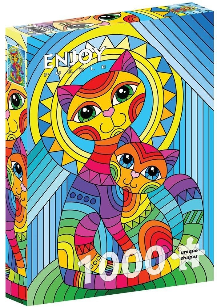 Puzzle 1000 Kot i kotek