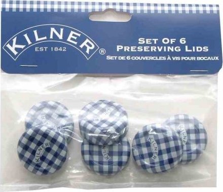 Kilner Zestaw 6 pokrywek 6x30mm, Made In England / Kilner