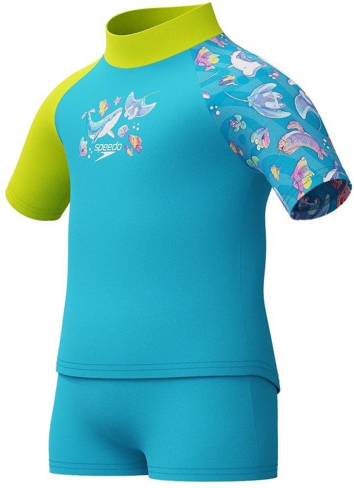 Speedo STROJE PŁYWACKIE JUNIOR DIGI SS RSH TP SET IM BLUE 8-00384418240 5YRS