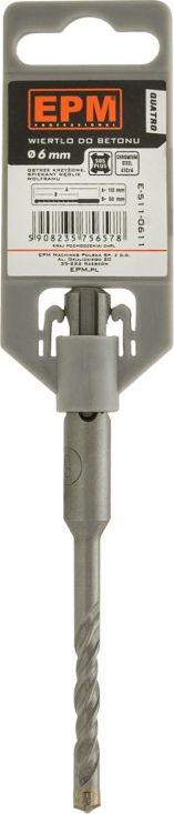 Wiertło EPM do betonu SDS+ 12mm (E-511-1216)