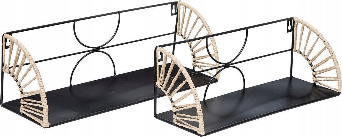 Atmosphera Zestaw półek ściennych MILEVA, 2 szt.