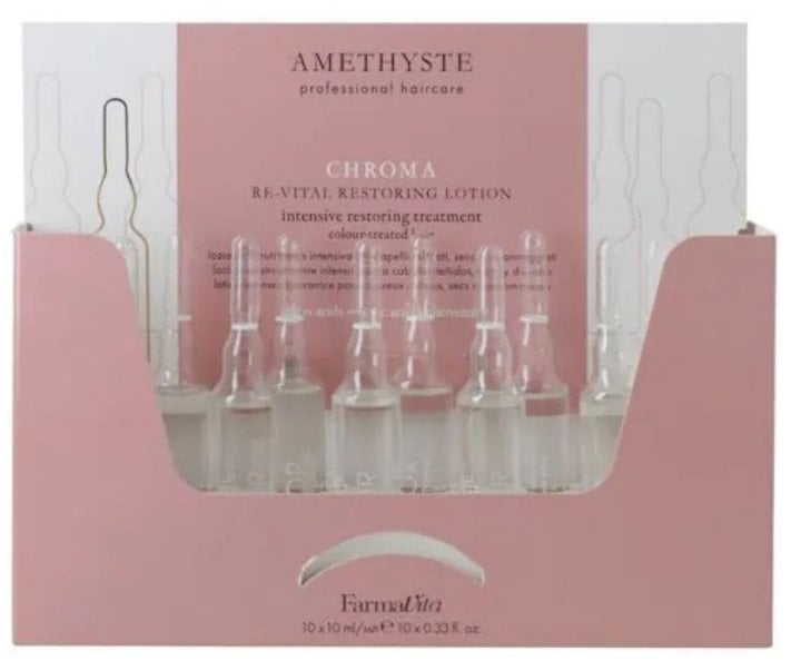 FARMAVITA_Amethyste Chroma Re-Vital lotion odbudowujący do włosów 10x10ml