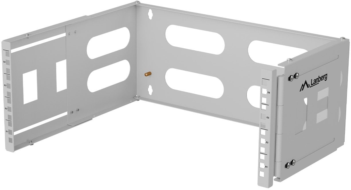 UCHWYT ŚCIENNY RACK 19" 4U 497X400/240 SZARY LANBERG