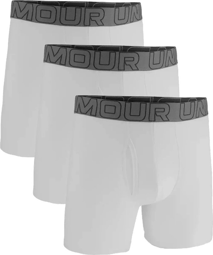 Under Armour Bokserki męskie UNDER ARMOUR Białe - 3 PAK Performance XL