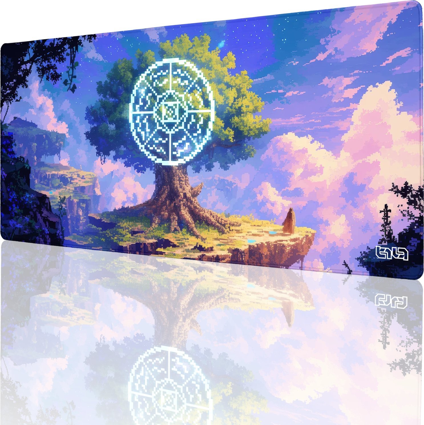 Podkładka Tilt PODKŁADKA POD MYSZKĘ XXL Runiczne Drzewo 90x40 XL Gamingowa