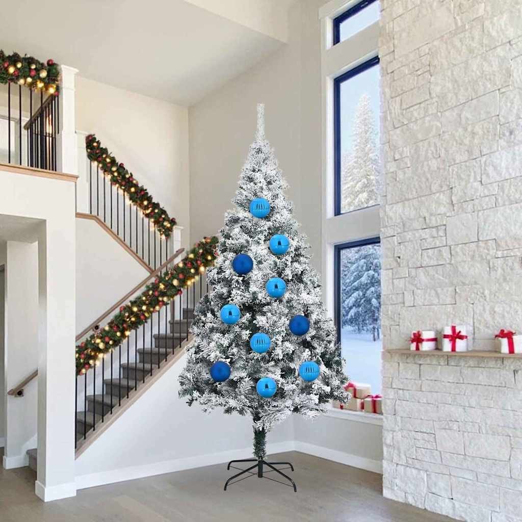 vidaXL Zestaw Bombek Choinkowych 4 pcs Niebieski