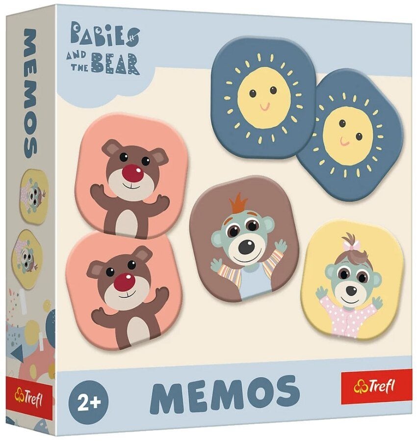 Gra dla dzieci Memos Bobaski i Miś Trefl 02891 EDUKAMP