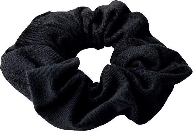 Anwen ANWEN_Scrunchie bawełniana gumka do włosów Czarna