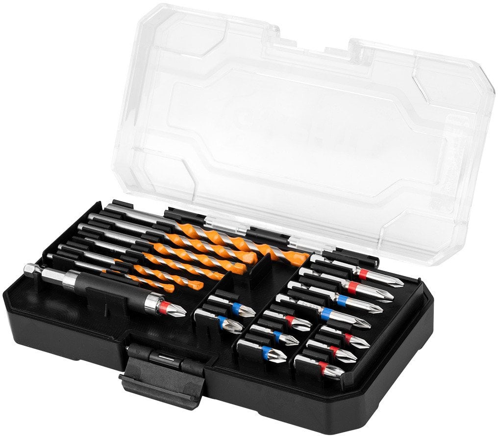 Zestaw wierteł i bitów, 20 el.