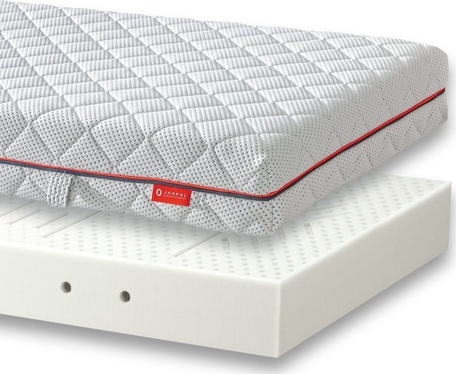 JANPOL Materac Fides Janpol lateksowy ROZMIAR: 180x200 cm, POKROWIEC: Biaxial >> RATY O%