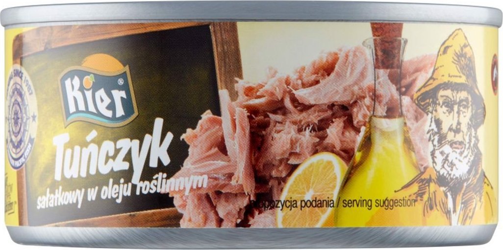 KIER Kier Tuńczyk sałatkowy w oleju roślinnym 170 g