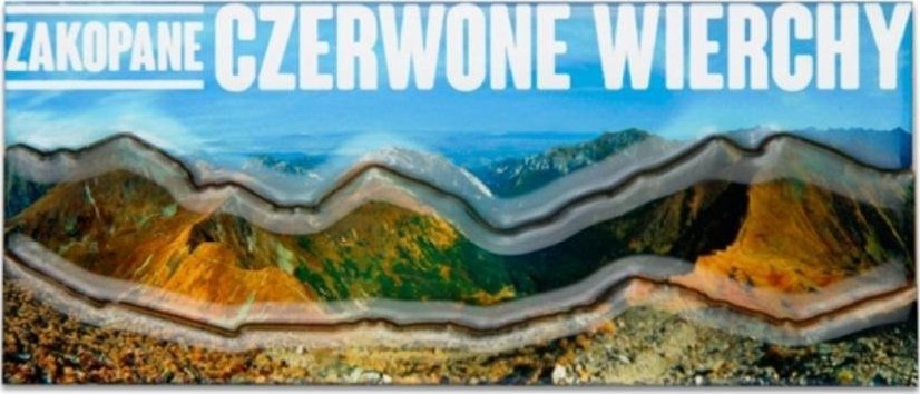 Pan Dragon Magnes I love Poland Czerwone Wierchy