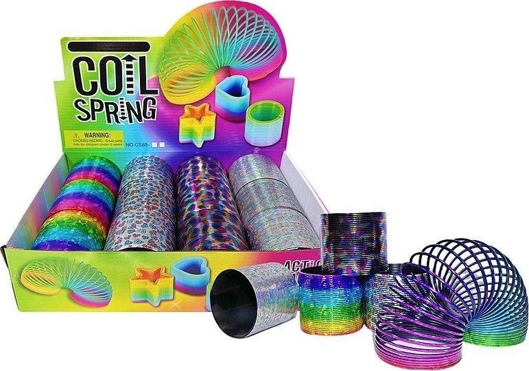 Sprężyna tęczowa metaliczna (12szt)