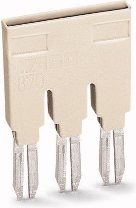 Wago Mostek grzebieniowy 10-torowy jasnoszary (870-410)