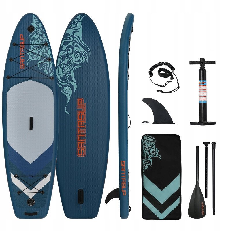 Deska SUP Komplet 300x85x12cm do 180kg 3-OSOBOWA Rodzinna +DODATKI XXXL