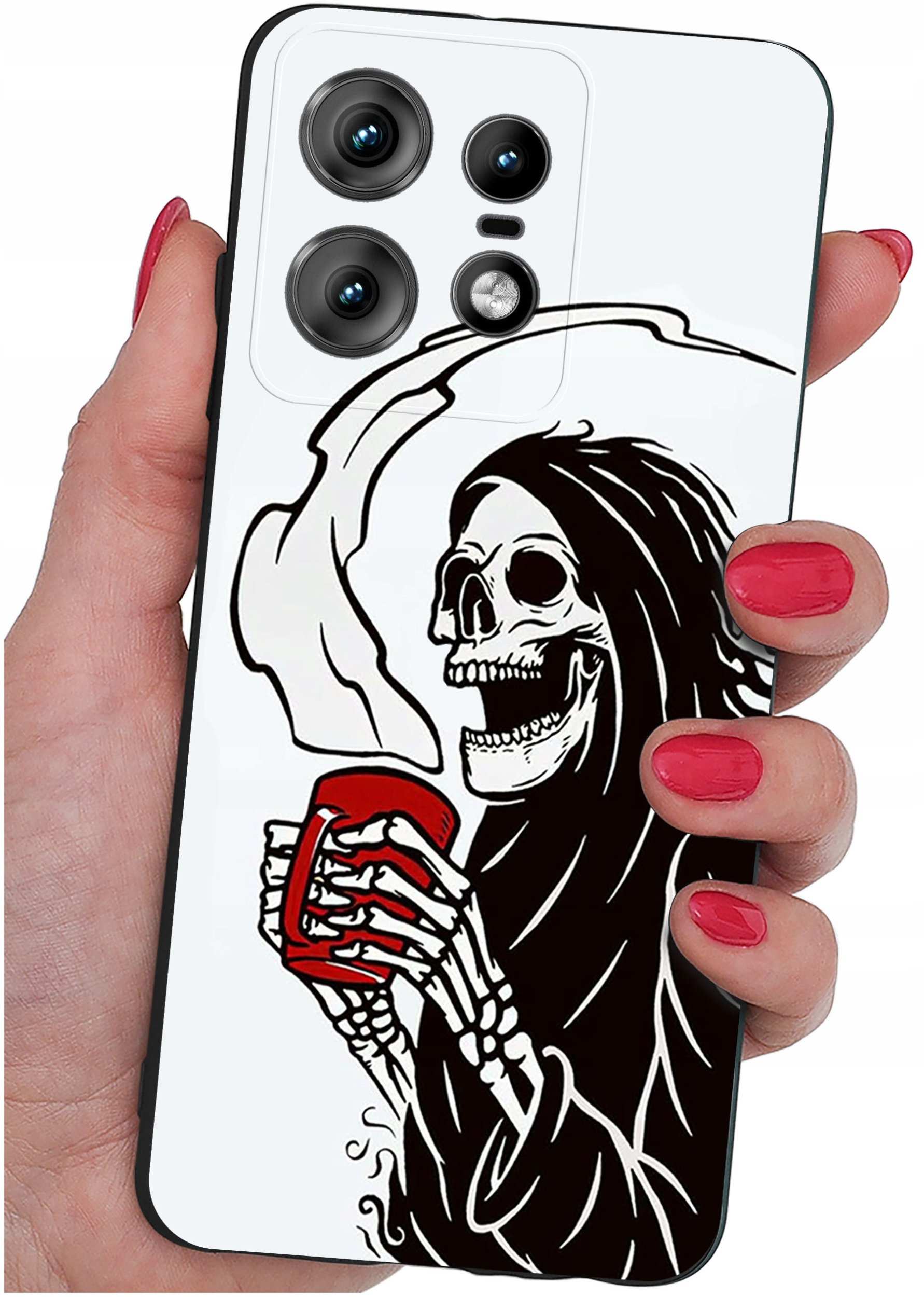 krainaGSM Etui do Motorola Moto EDGE 50 Pro WZORY SILIKONOWE MATT CASE