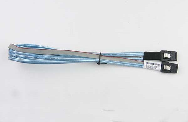 SuperMicro SFF 8087 - SFF 8087, 0.55m, Niebieski (CBL-0421L)