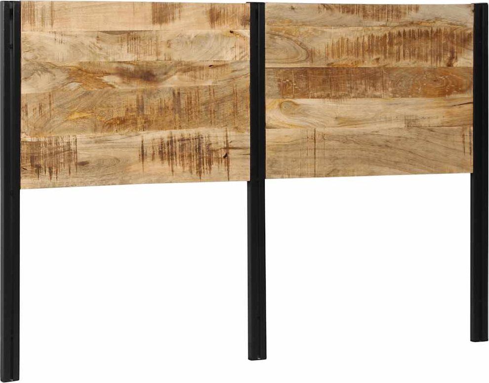 vidaXL Zagłówek 160 cm lite drewno mango i żelazo
