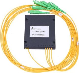 ExtraLink EXTRALINK 1:4 PLC SPLITTER SC/APC 2.0MM 1.5M G657A ABS MODULE