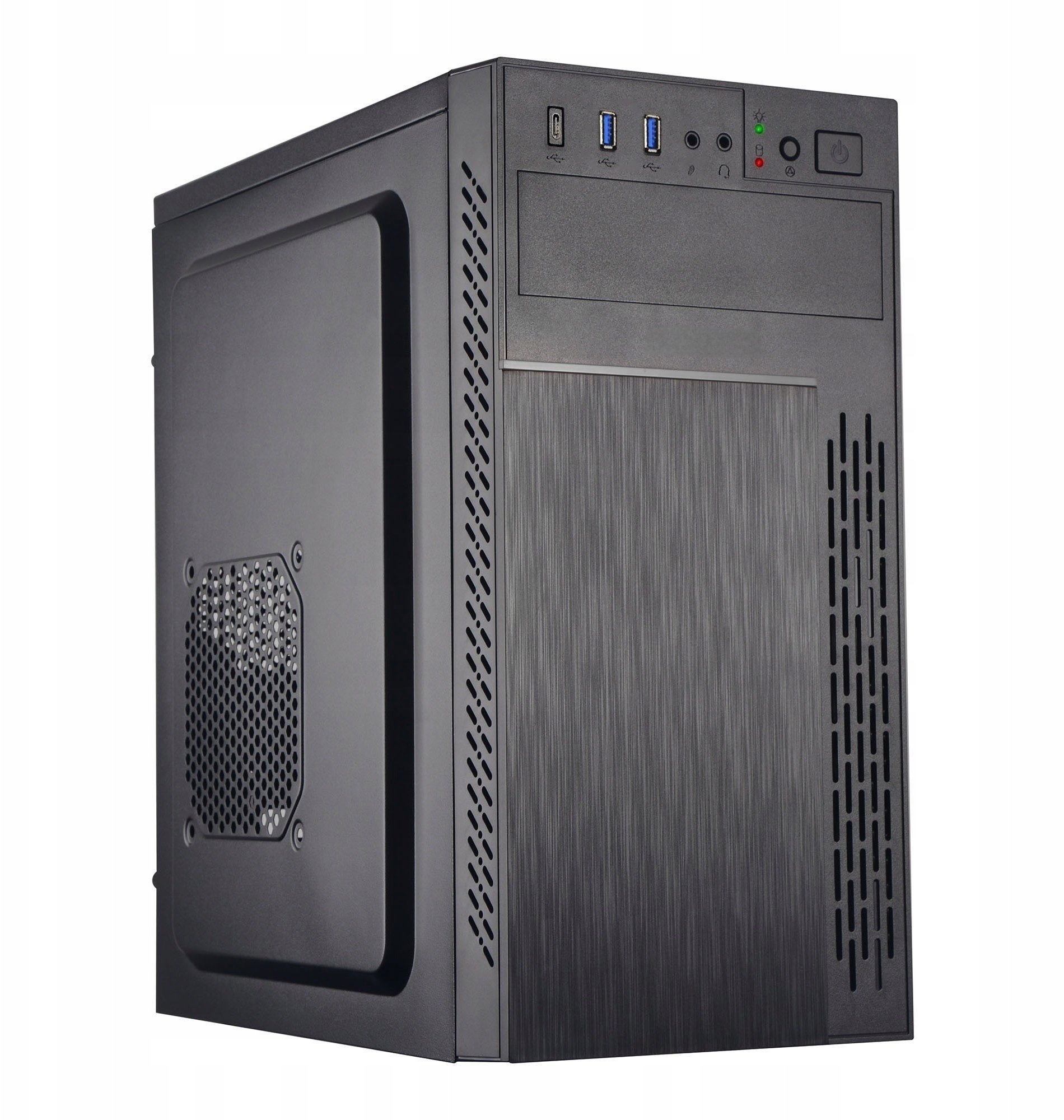 Obudowa EuroCase Obudowa ML M6-505B, Midi Tower, 2x USB 3.0, 2x audio, obudowa bez zasilacza