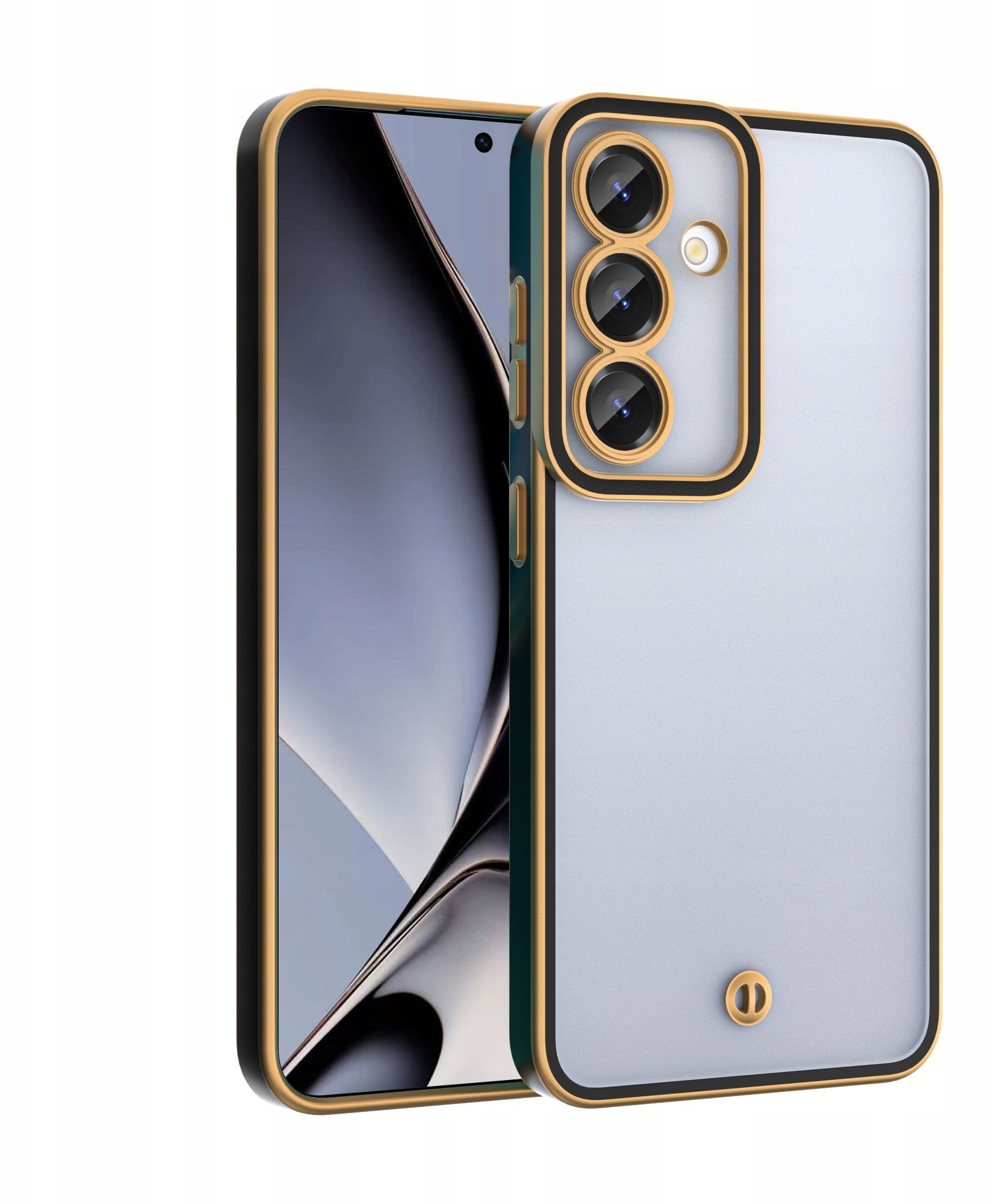 Nakładka Silky Gold do Samsung Galaxy A36 5G czarny