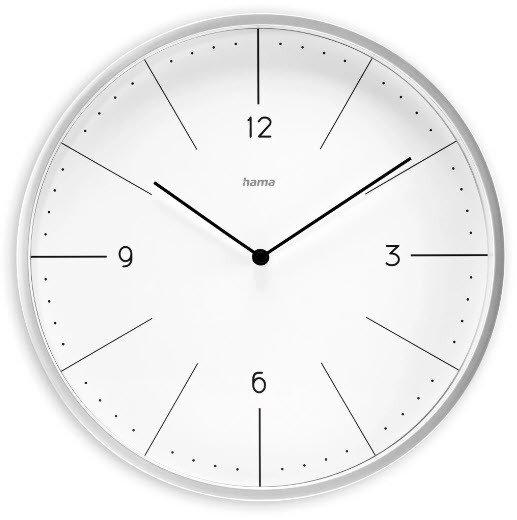 Zegar cienny 30cm sardinia Szary